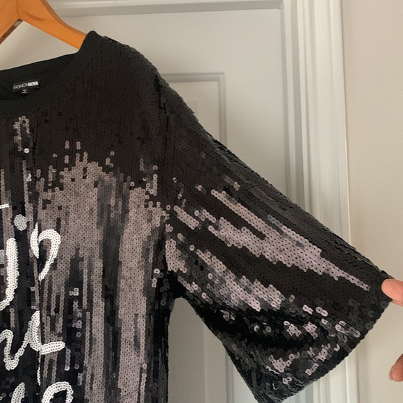 Fashion Nova Embellished It’s My Birthday Sequin Shirt Dres - Picture 11 of 16